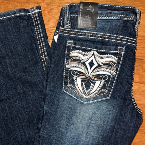 NWT Slim boot jeans size 3/4 - Picture 4 of 9